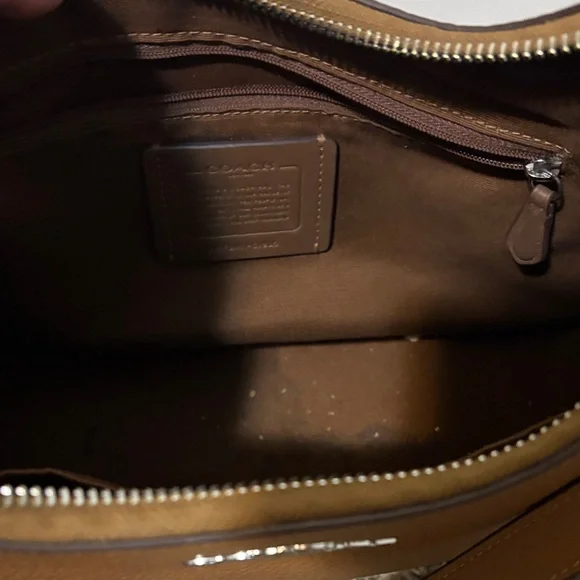 Coach Brown Leather Shoulder Bag - Picture 6 of 8
